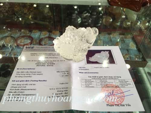 Thiềm Thừ Thạch Anh Trắng MSP:CT167213