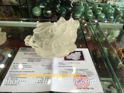 Thiềm Thừ Thạch Anh Trắng MSP:CT167222