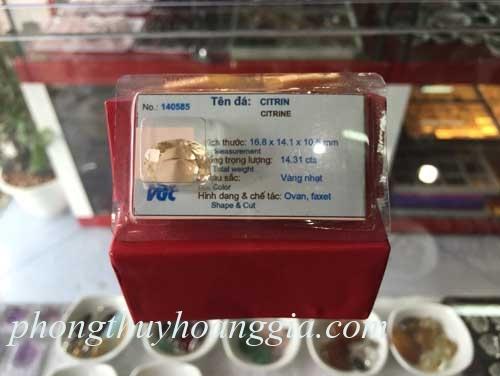 Đá Thạch Anh Vàng Trang Sức Tự Nhiên MSP:140585