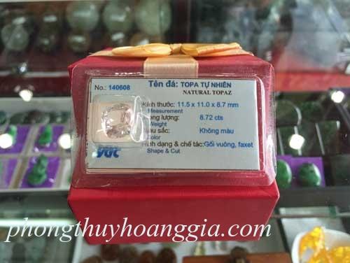 Đá ToPaz Trang Sức Tự Nhiên MSP:140608