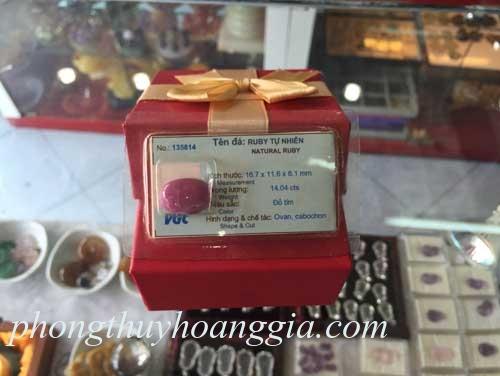 Đá Ruby Trang Sức Cao Cấp MSP:135814