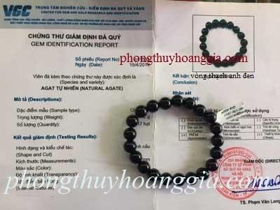 Vòng Tay Thạch Anh Đen 8Ly MSP:VTAĐ259