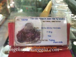 Phật Di Lặc Thạch Anh Tím MSP:155701
