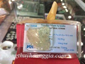 Phật Di Lặc Thạch Anh Vàng Tự Nhiên MSP:162170