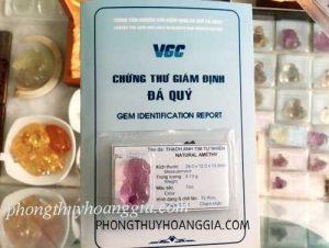 Tỳ Hưu Trang Sức Thạch Anh Tím MSP : 102377