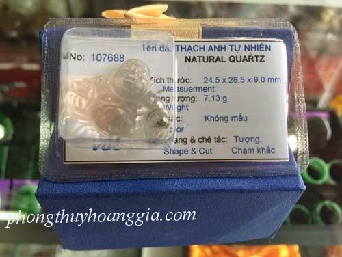 Phật Di Lặc Thạch Anh Trắng MSP:107688