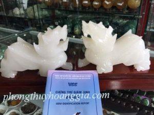 Tỳ hưu bạch ngọc 15cm MSP:THBN156200
