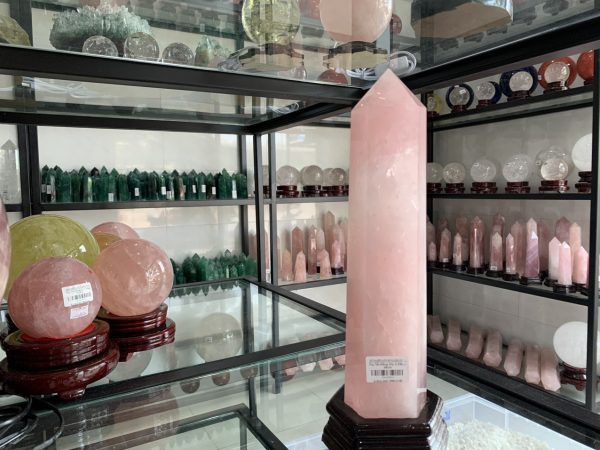 Trụ Đá Thạch Anh Hồng